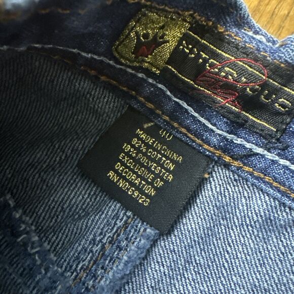 Vintage Notorious Big Jeans Mens 40 Embroidered Hip-Hop Baggy 90s Streetwear - Picture 7 of 8